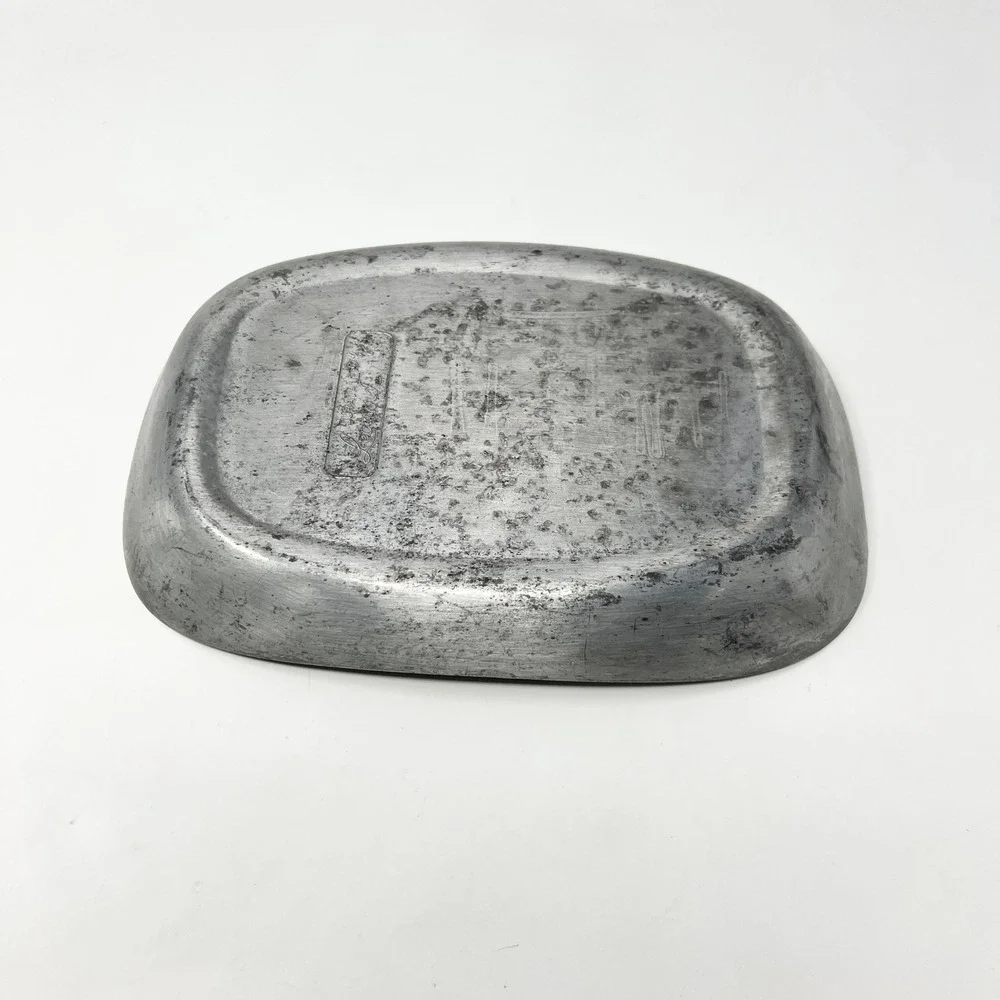 Vintage Pewter Bread Tray 